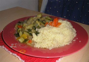 Cous Cous di verdure: Peperoni, zucchine, melanzane e carote