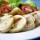 calamari farciti in salsa ai ceci