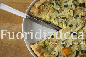 Quiche lorraine zucchine e ricotta al sapore di menta