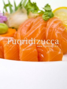 carpaccio di salmone alla menta