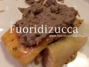 faraona con salsa peverada